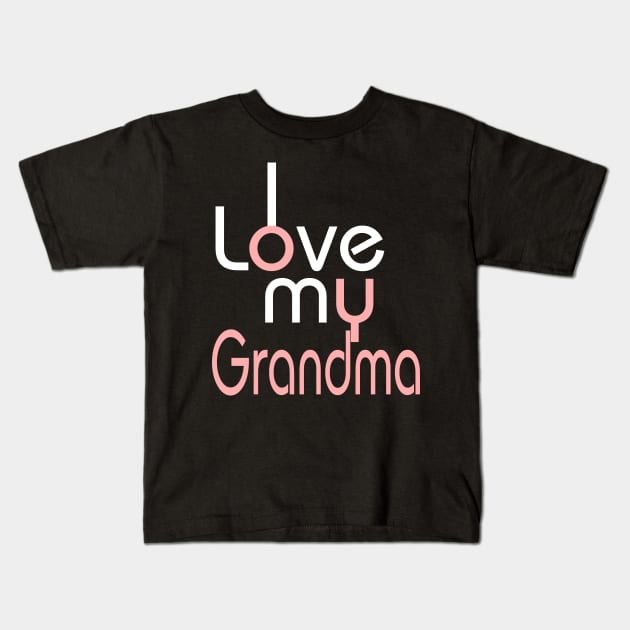 I love my grandma dog shirt clearance